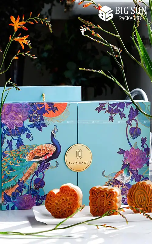 In Hộp Bánh Trung Thu Khổng Tước