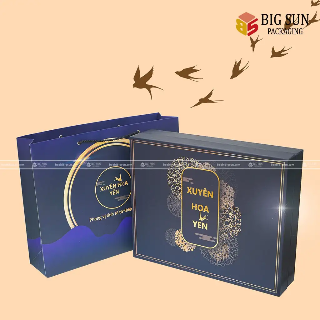 Hộp Đựng Yến Sào Xuyên Hoa Yến