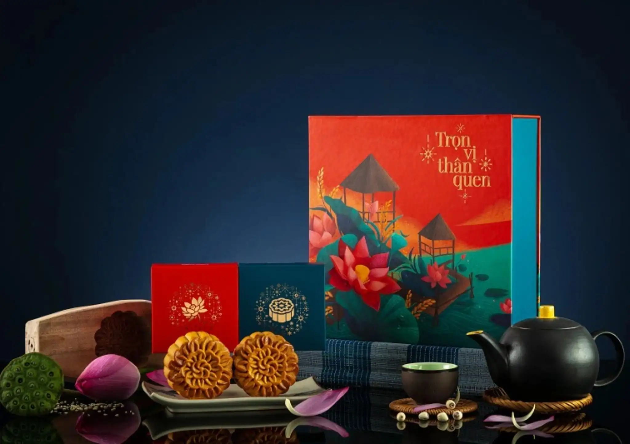 In hộp bánh trung thu Trọn Vị Thân Quen