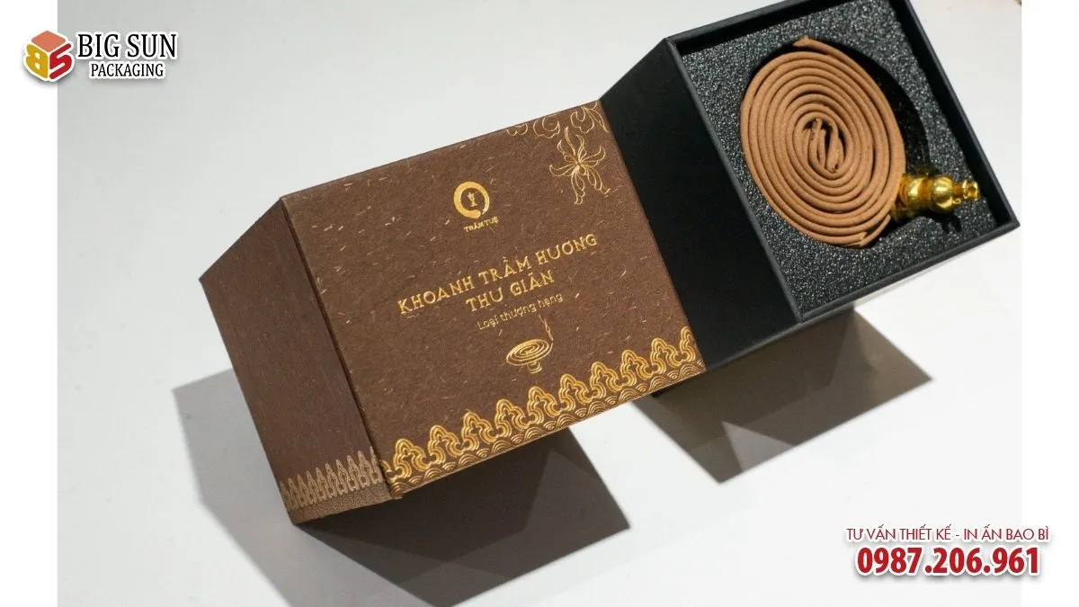 HỘP ĐỰNG NHANG KHOANH TRẦM HƯƠNG THƯ GIÃN THƯỢNG HẠNG