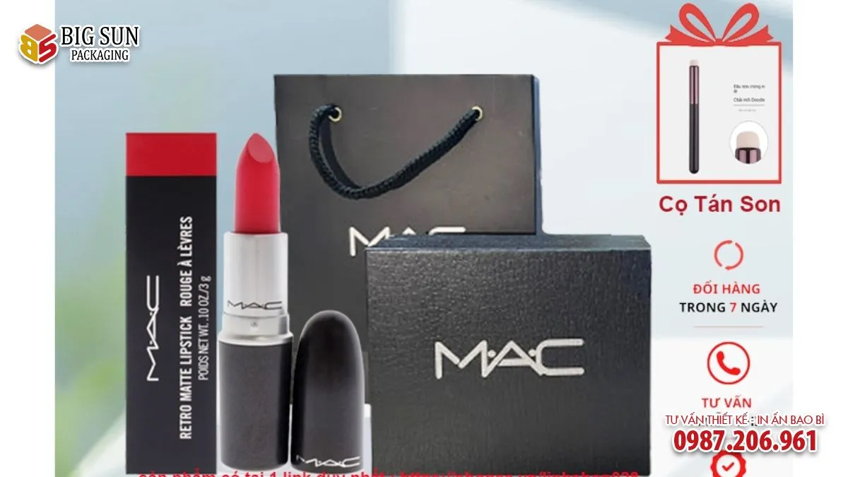 HỘP QUÀ TẶNG THƯƠNG HIỆU SET SON MAC