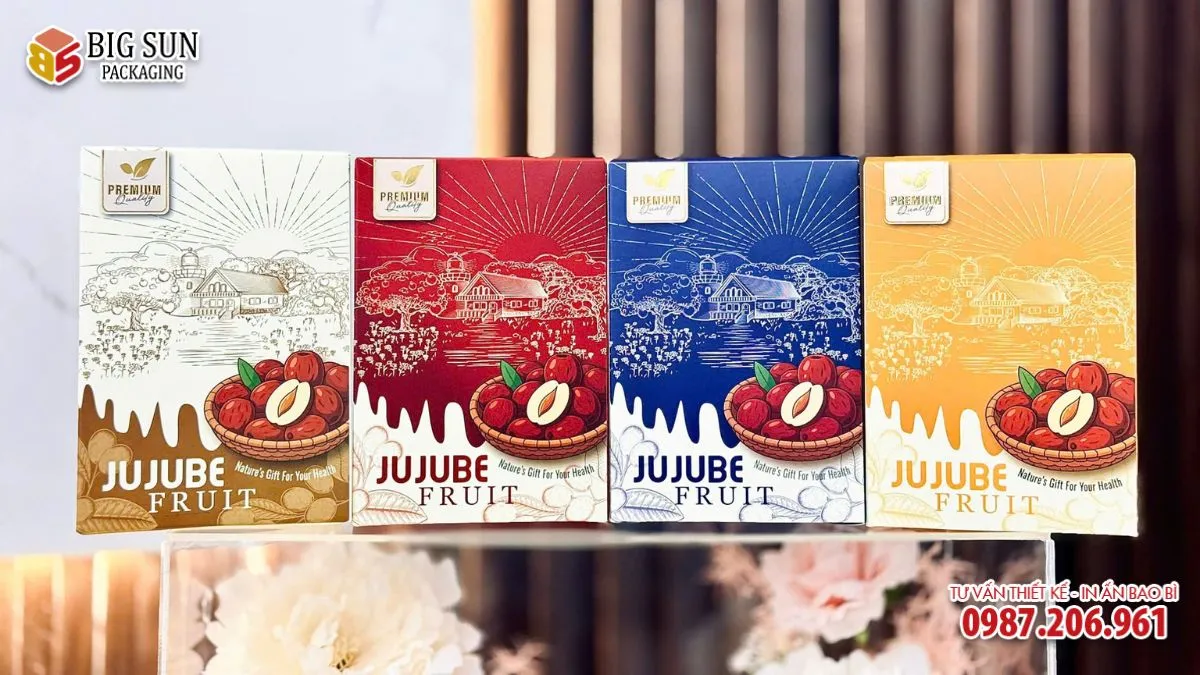 Hộp đựng Bánh kẹo JUJUBE FRUIT