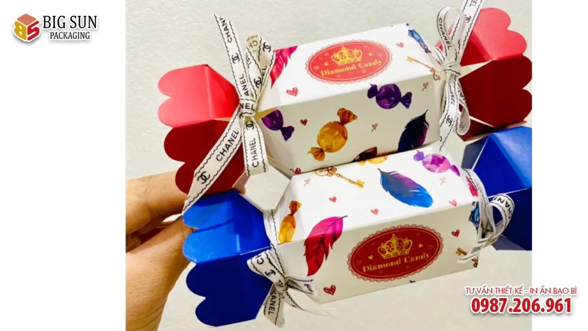Hộp đựng Bánh kẹo hình viên kẹo độc đáo