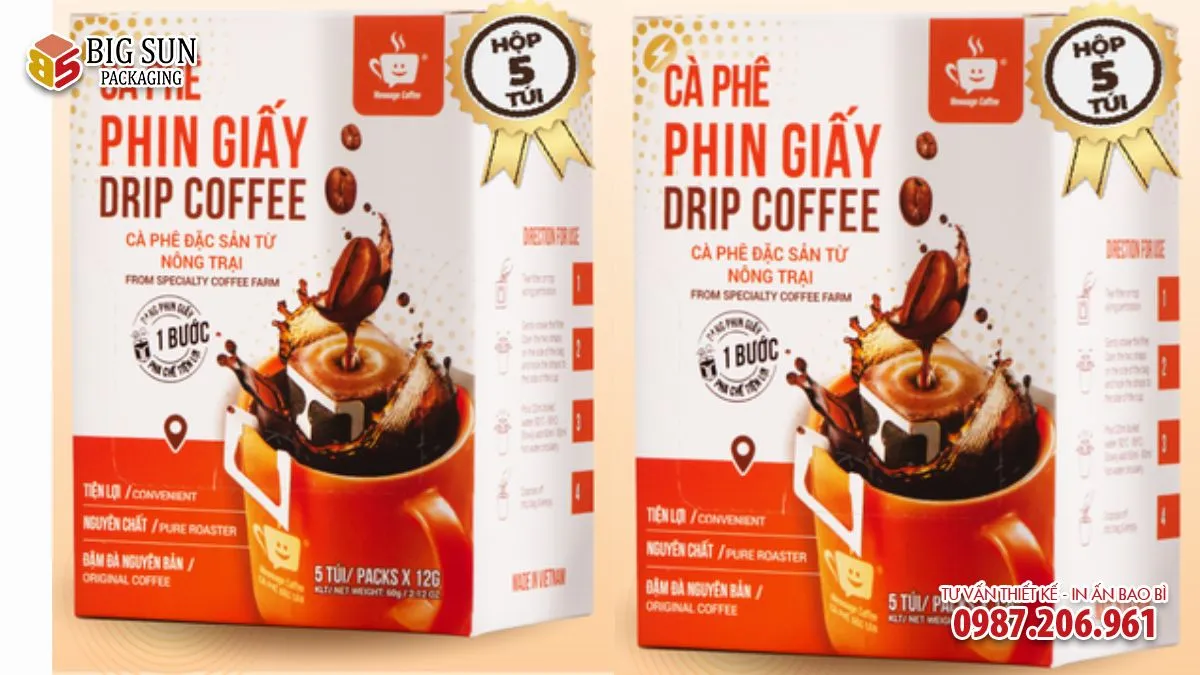 HỘP ĐỰNG CÀ PHÊ PHIN GIẤY
