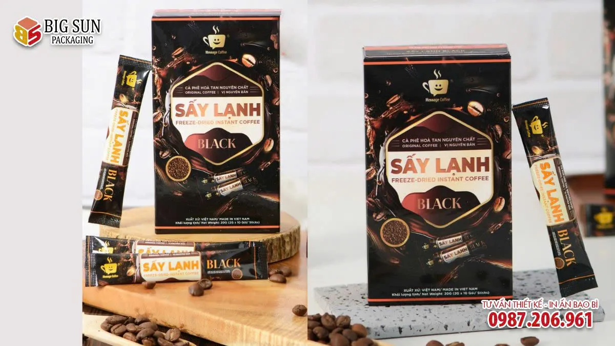 HỘP ĐỰNG CÀ PHÊ SẤY LẠNH BLACK