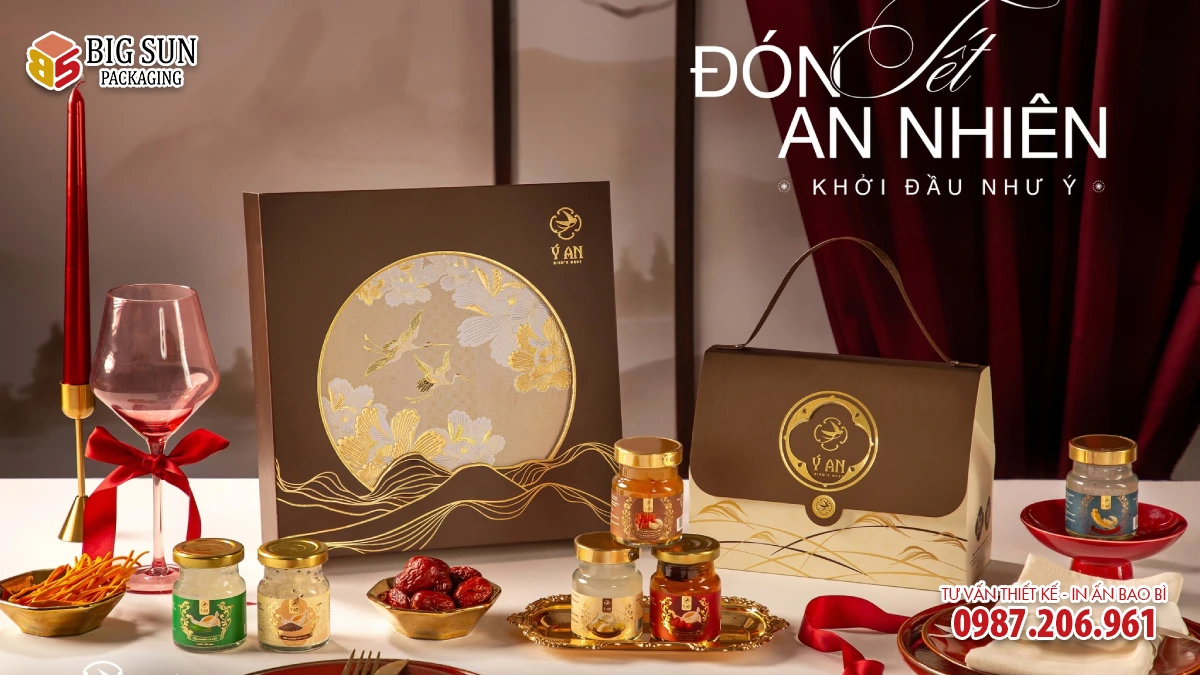 HỘP ĐỰNG YẾN Ý AN DÁNG TÚI XÁCH - Ý AN TRÂN PHẨM