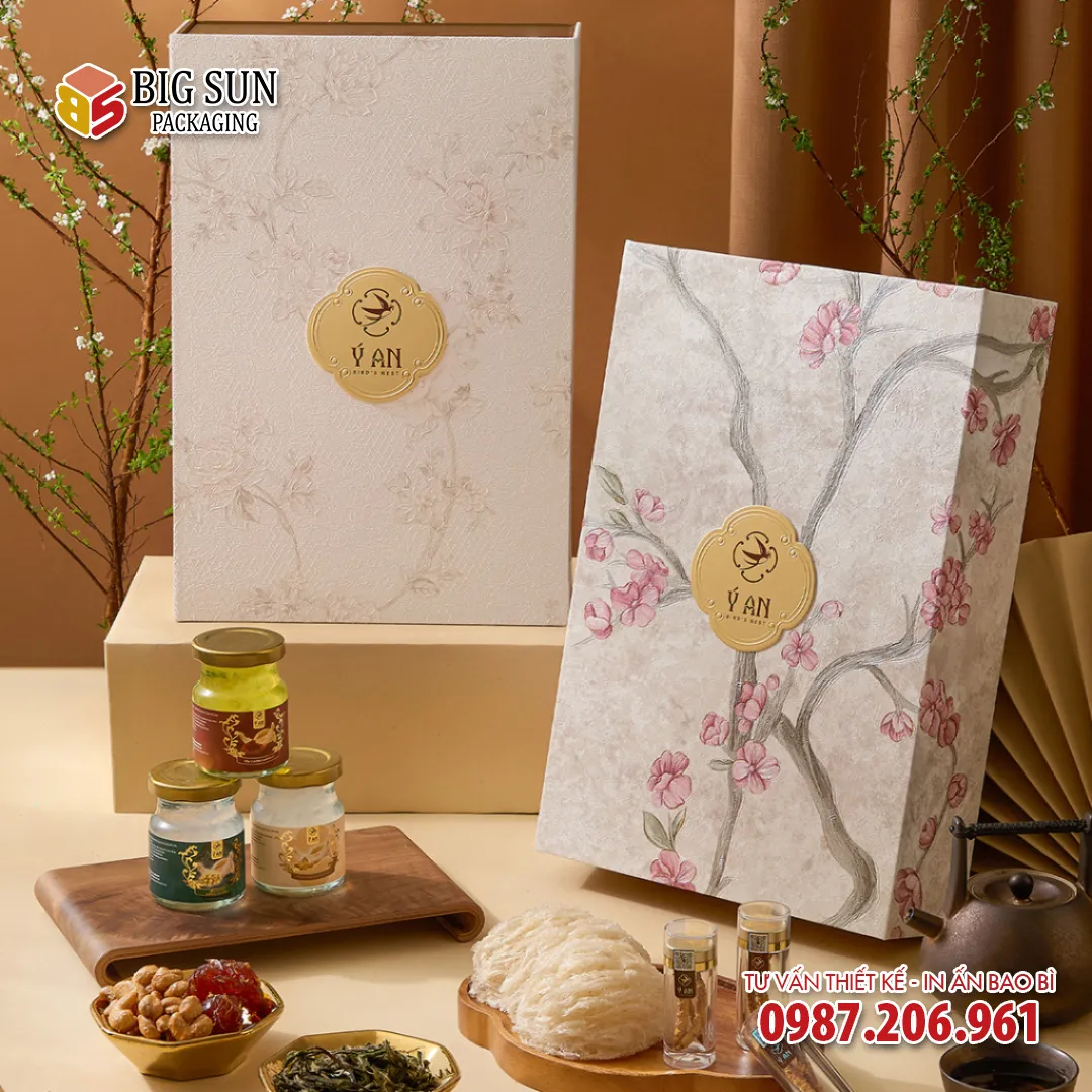Hộp Đựng Yến Sào Ý An - Mã Đáo Tân Xuân 
