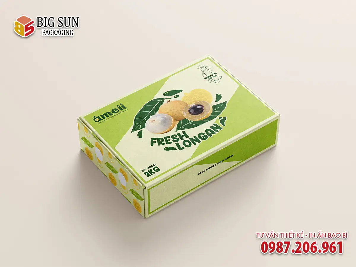 In hộp carton đựng nhãn Ameii