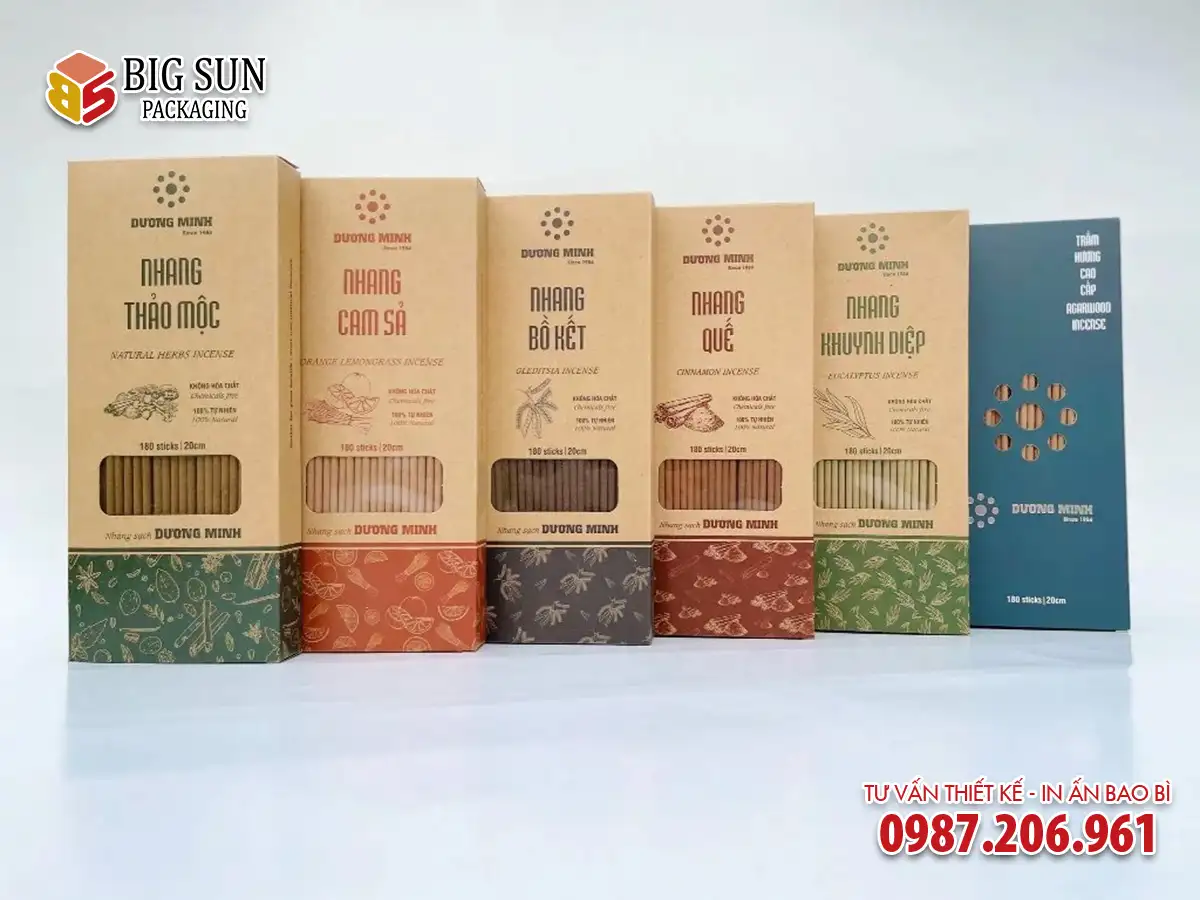 Hộp đựng nhang thảo mộc Dương Minh