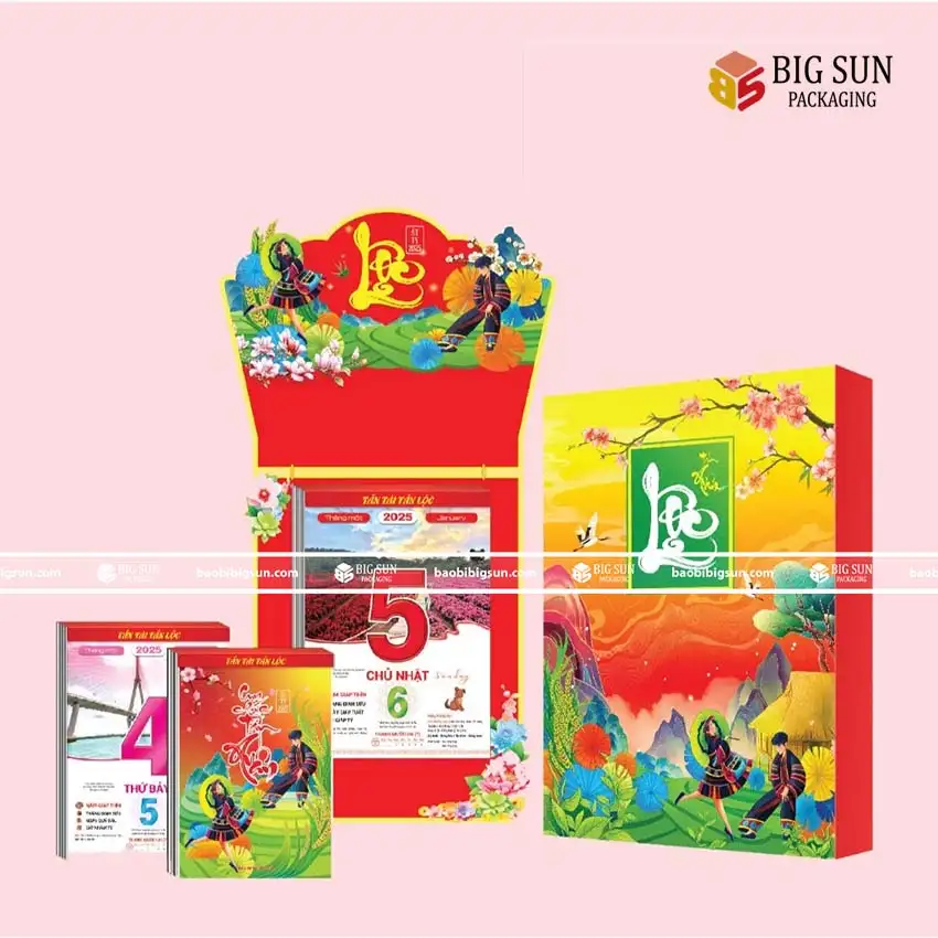 In lịch Tết bloc treo tường 2025